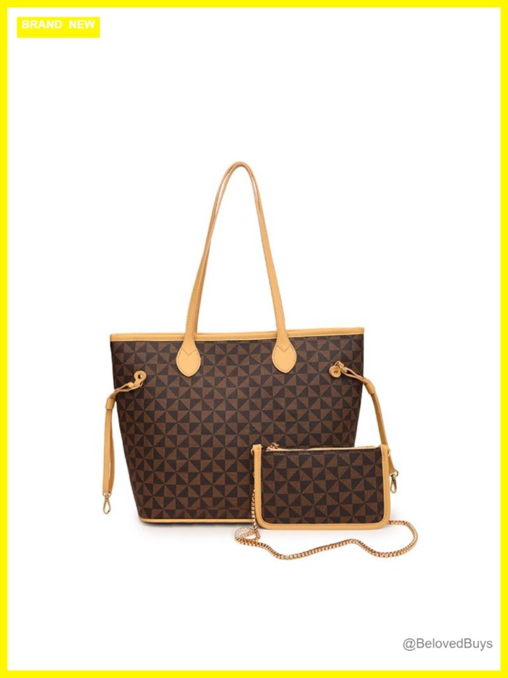 PU Leather Hobo Shoulder Bag Tote 2pcs Set with Coin Purse